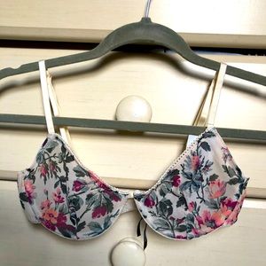 Urban Outfitters Floral Mesh Bralette